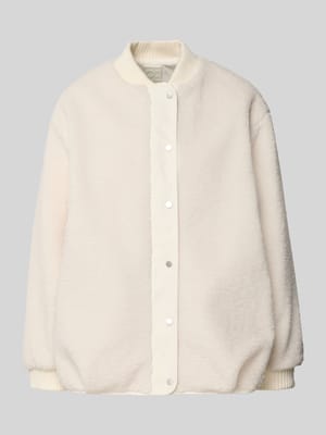 Fleecejacke mit Knopfleiste Modell 'Hulda' Shop The Look MANNEQUINE