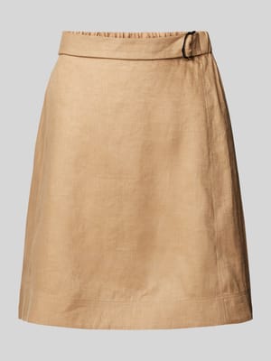 Leinenrock mit Gürtel Modell 'SCOGLIO' Shop The Look MANNEQUINE