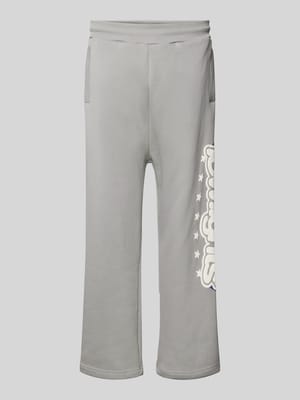 Straight Leg Sweatpants mit Label-Print Modell 'Three Ring' Shop The Look MANNEQUINE