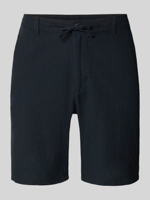 Szorty chino o kroju regular fit z mieszanki bawełny i lnu model 'BRODY' Shop The Look MANNEQUINE
