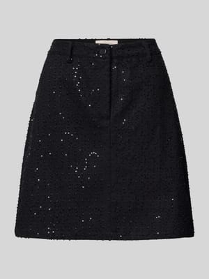 Minirock mit Paillettenbesatz Modell 'SHOW' Shop The Look MANNEQUINE