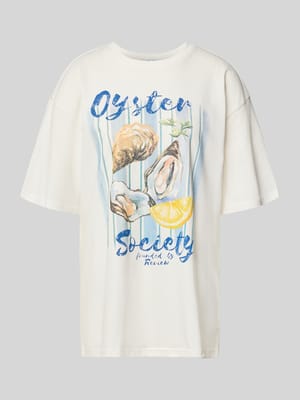 T-shirt met motiefprint Shop The Look MANNEQUINE
