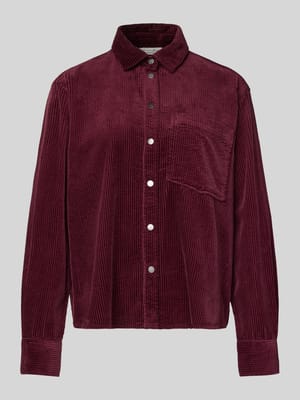 Relaxed Fit Hemdbluse in Cord-Optik Shop The Look MANNEQUINE