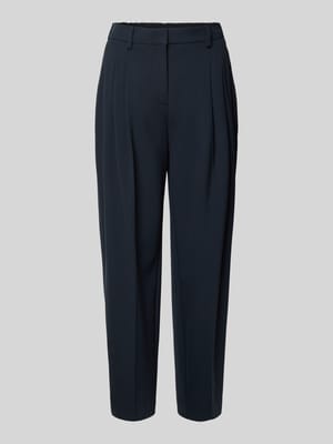 Spodnie materiałowe z plisami model ‘Lessieh’ Shop The Look MANNEQUINE