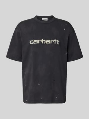 Regular Fit T-Shirt aus reiner Baumwolle Modell 'Painter' Shop The Look MANNEQUINE