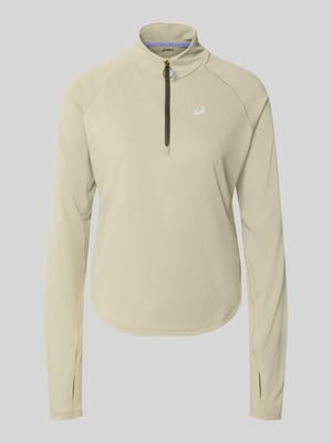 Longsleeve mit Troyer-Kragen Modell 'NAGINO' Shop The Look MANNEQUINE