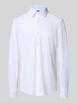 Slim Fit Businesshemd aus Performance Stretch Modell 'HANK' Shop The Look MANNEQUINE