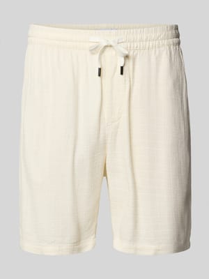 Regular Fit Shorts aus Viskose-Leinen-Mix Modell 'TEL LATHAM' Shop The Look MANNEQUINE