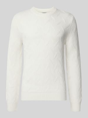 Gebreide pullover met kasjmier Shop The Look MANNEQUINE