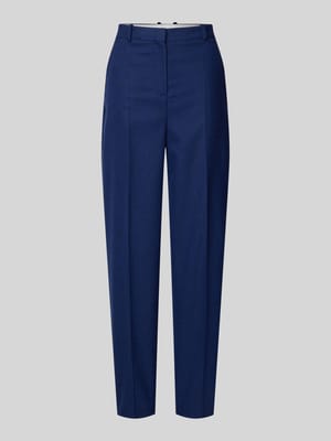 Straight leg pantalon met persplooien, model 'Tabitha' Shop The Look MANNEQUINE