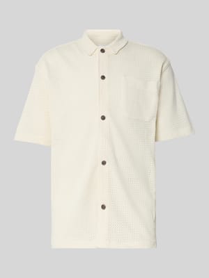 Regular Fit Freizeithemd mit Brusttasche Shop The Look MANNEQUINE