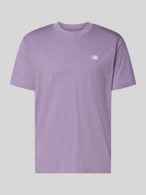 T-Shirt mit Logo und Rundhalsausschnitt Shop The Look MANNEQUINE