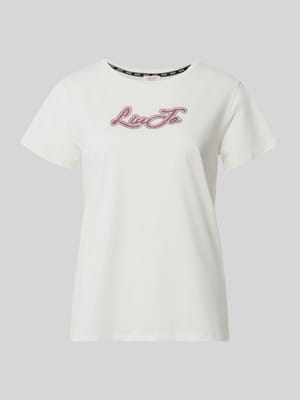 T-Shirt mit Strasssteinbesatz Shop The Look MANNEQUINE