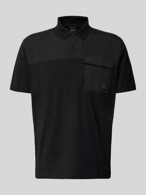 Regular Fit Poloshirt aus reiner Baumwolle Modell 'PE_PANEL' Shop The Look MANNEQUINE