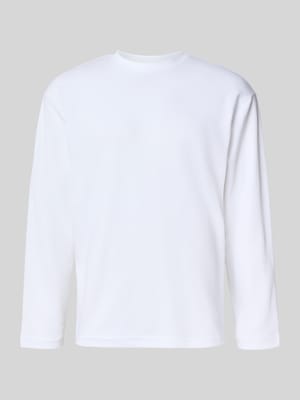 Loose fit shirt met lange mouwen van katoenmix, model 'LOOSEOSCAR' Shop The Look MANNEQUINE