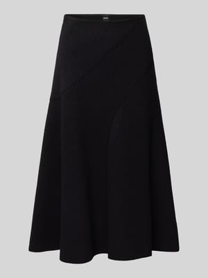 A-Linien Rock aus gekochter Schurwolle Modell 'VICENA' Shop The Look MANNEQUINE