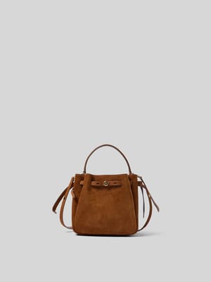 Bucket Bag in Suede-Optik Shop The Look MANNEQUINE