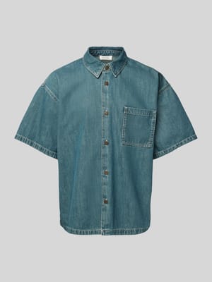 Vrijetijdsoverhemd in denimlook, model 'OZYR' Shop The Look MANNEQUINE
