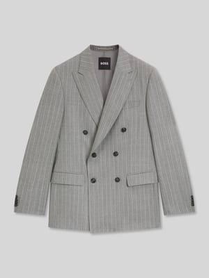 Marynarka do garnituru o kroju regular fit z czystej żywej wełny Shop The Look MANNEQUINE