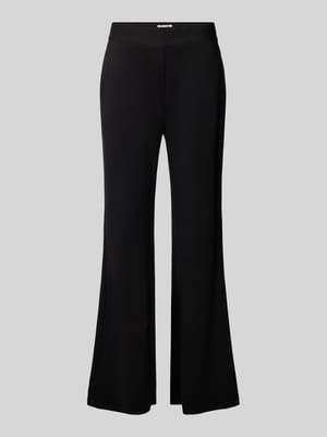 Flared Cut Hose aus Viskose-Mix mit Gesäßtaschen Shop The Look MANNEQUINE