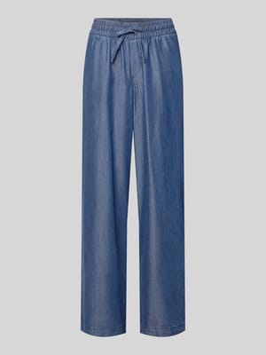 Hose aus Lyocell mit elastischem Bund Shop The Look MANNEQUINE