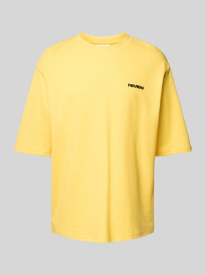 Oversized T-Shirt mit Label-Print Shop The Look MANNEQUINE