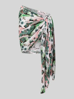 Sjaal van viscose met motiefprint Shop The Look MANNEQUINE