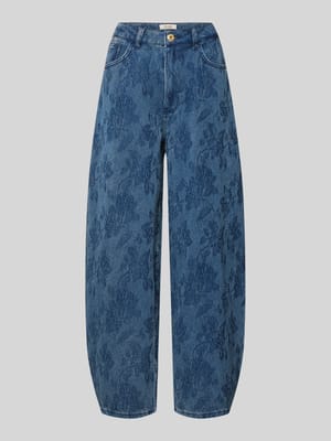 Barrel Fit Jeans mit 5-Pocket-Design Modell 'Rosy' Shop The Look MANNEQUINE