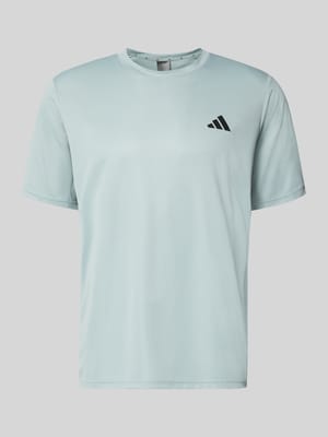 T-Shirt mit Logo und Rundhalsausschnitt Shop The Look MANNEQUINE