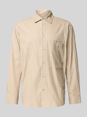 Relaxed Fit Freizeithemd mit Kentkragen Shop The Look MANNEQUINE