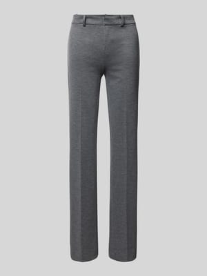 Regular fit stoffen broek met ceintuurlussen, model 'BET' Shop The Look MANNEQUINE