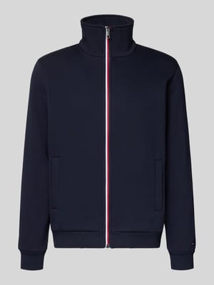 Regular Fit Sweatjacke aus Baumwoll-Mix Shop The Look MANNEQUINE