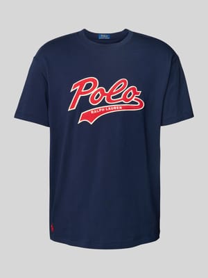 T-shirt met labelmotief Shop The Look MANNEQUINE