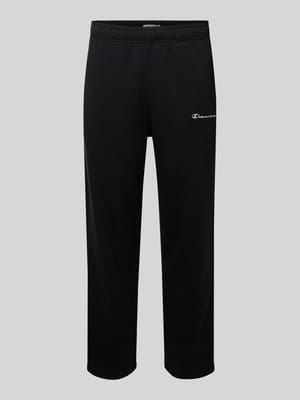 Straight Fit Sweatpants mit Logo-Stitching Modell 'Icons' Shop The Look MANNEQUINE