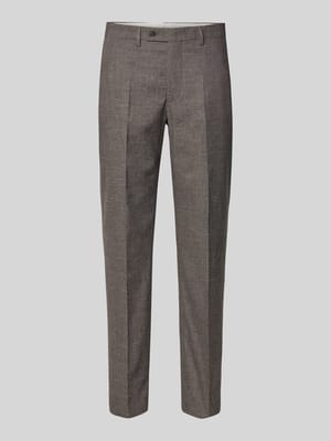 Slim fit pantalon met persplooien Shop The Look MANNEQUINE