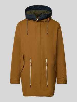 Regular Fit Mantel aus reiner Baumwolle Modell 'FISHTAIL' Shop The Look MANNEQUINE