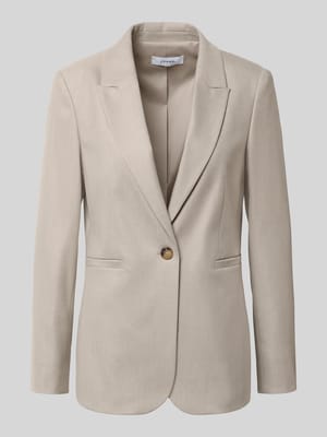 Regular Fit Blazer mit Reverskragen und Knopfverschluss Shop The Look MANNEQUINE