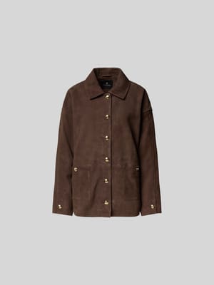 Regular Fit Jacke mit Umlegekragen Shop The Look MANNEQUINE