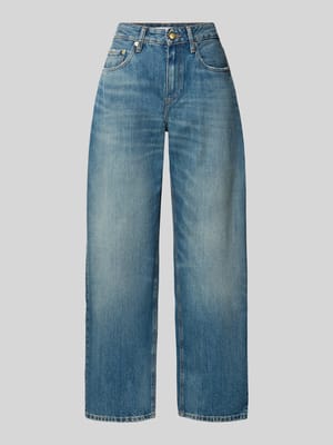 Jeansy o kroju regular fit typu barrel z czystej bawełny model 'QUINN' Shop The Look MANNEQUINE
