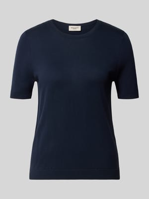 Regular Fit Strickshirt aus Seiden-Baumwoll-Mix Modell 'WKDAGRO' Shop The Look MANNEQUINE