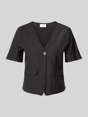 Bluzka o kroju regular fit z zapięciem na guzik i kieszeniami z patką Shop The Look MANNEQUINE