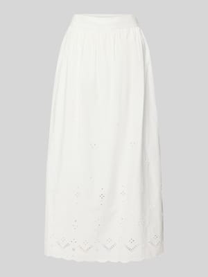 Regular Fit Midi-Rock aus reiner Baumwolle Shop The Look MANNEQUINE