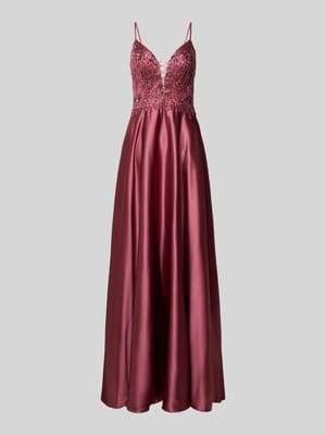 Abendkleid mit Herz-Ausschnitt Shop The Look MANNEQUINE