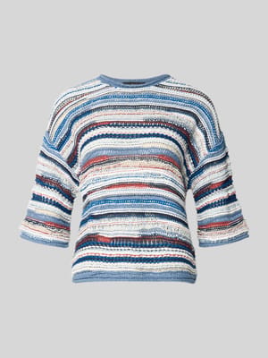Gebreide pullover met 1/2-mouwen Shop The Look MANNEQUINE