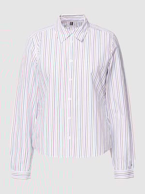 Overhemdblouse met streepmotief Shop The Look MANNEQUINE
