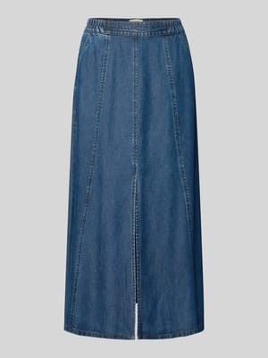 Spijkerrok met elastische tailleband model 'milo' Shop The Look MANNEQUINE
