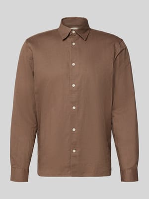 Koszula casualowa z mieszanki lnu i bawełny w kroju regular fit model 'CLAY LINENBLEND' Shop The Look MANNEQUINE