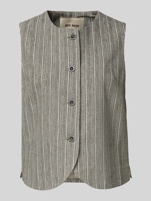 Weste mit durchgehender Knopfleiste Modell 'Eriin Thelma' Shop The Look MANNEQUINE