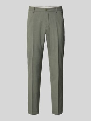 regular fit pantalon met viscose en met wol Shop The Look MANNEQUINE