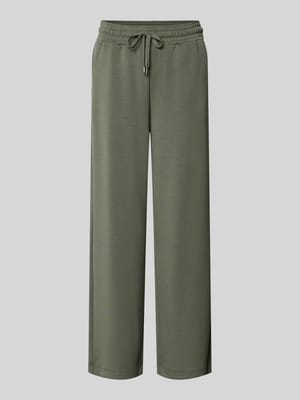 Wide Leg Sweatpants mit elastischem Bund Shop The Look MANNEQUINE